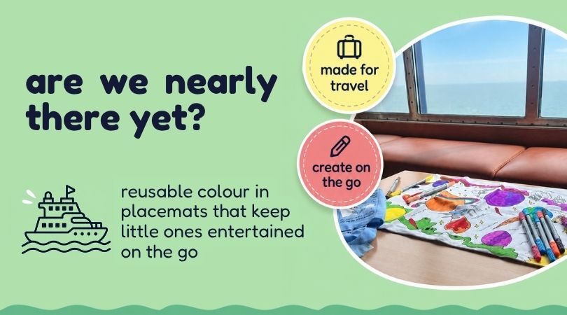 The Best Colour In Travel Placemat for Kids