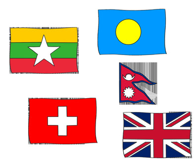 color in world flags