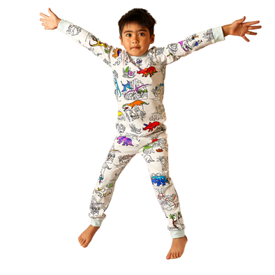 color-in pajamas