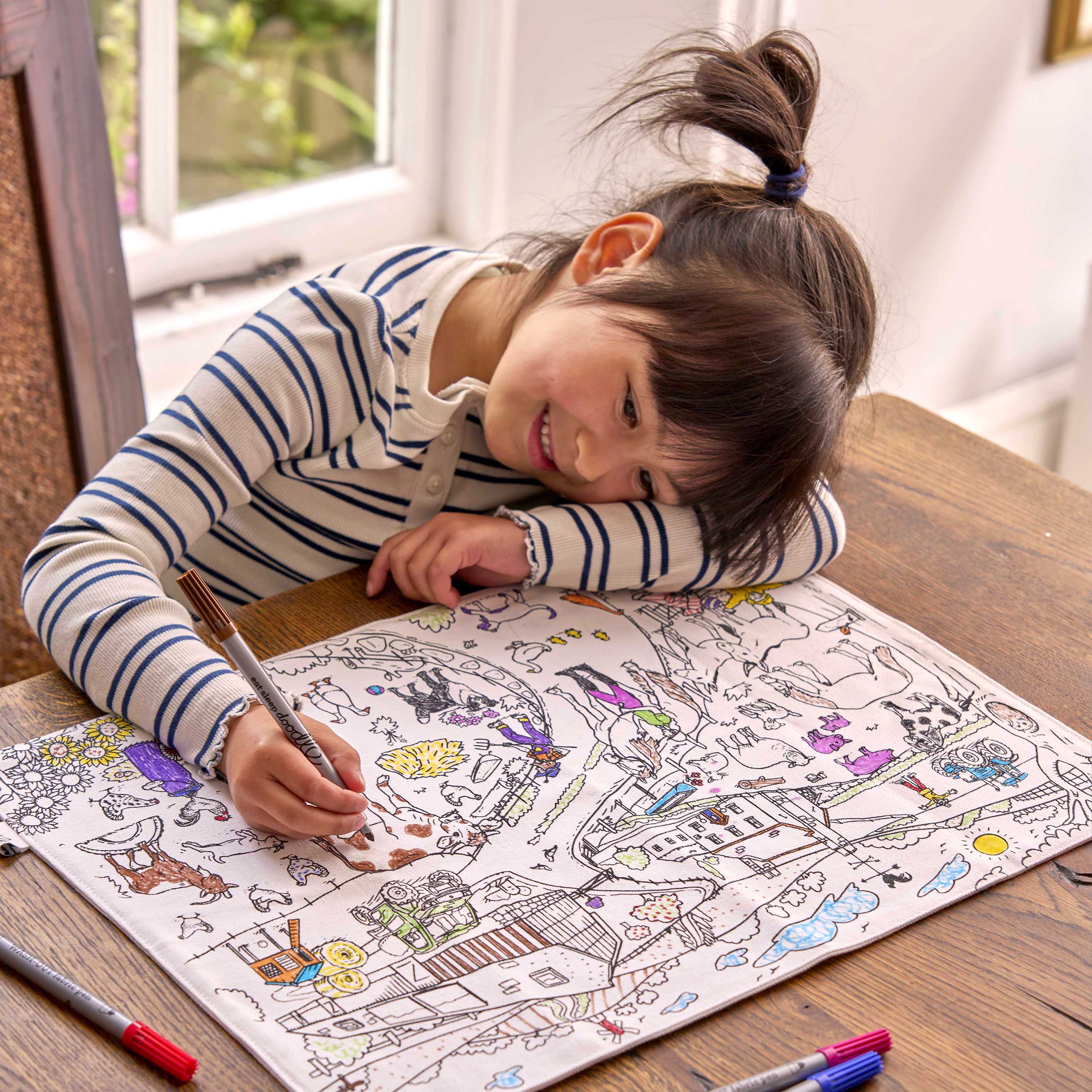 farmyard placemat to go