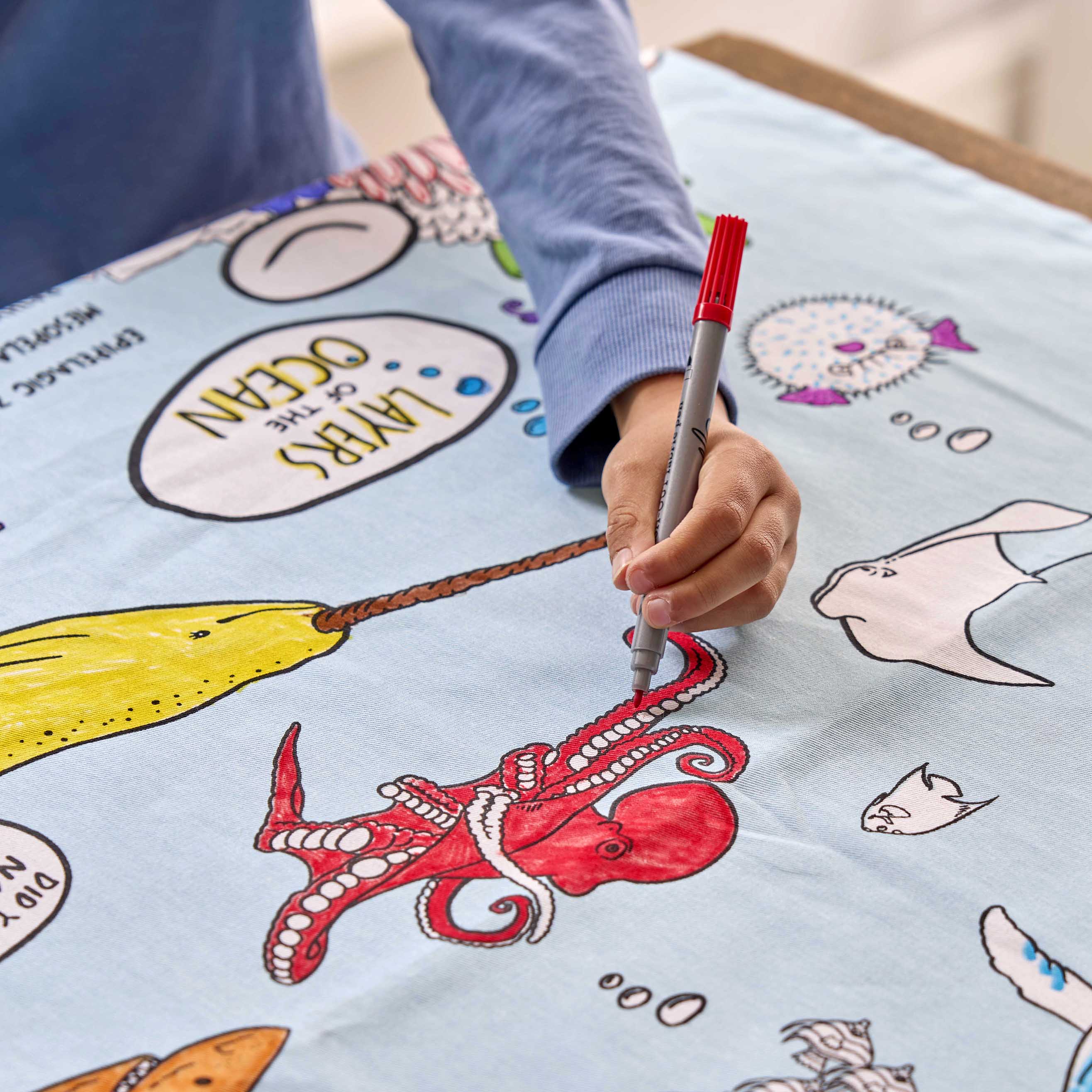 under the sea tablecloth