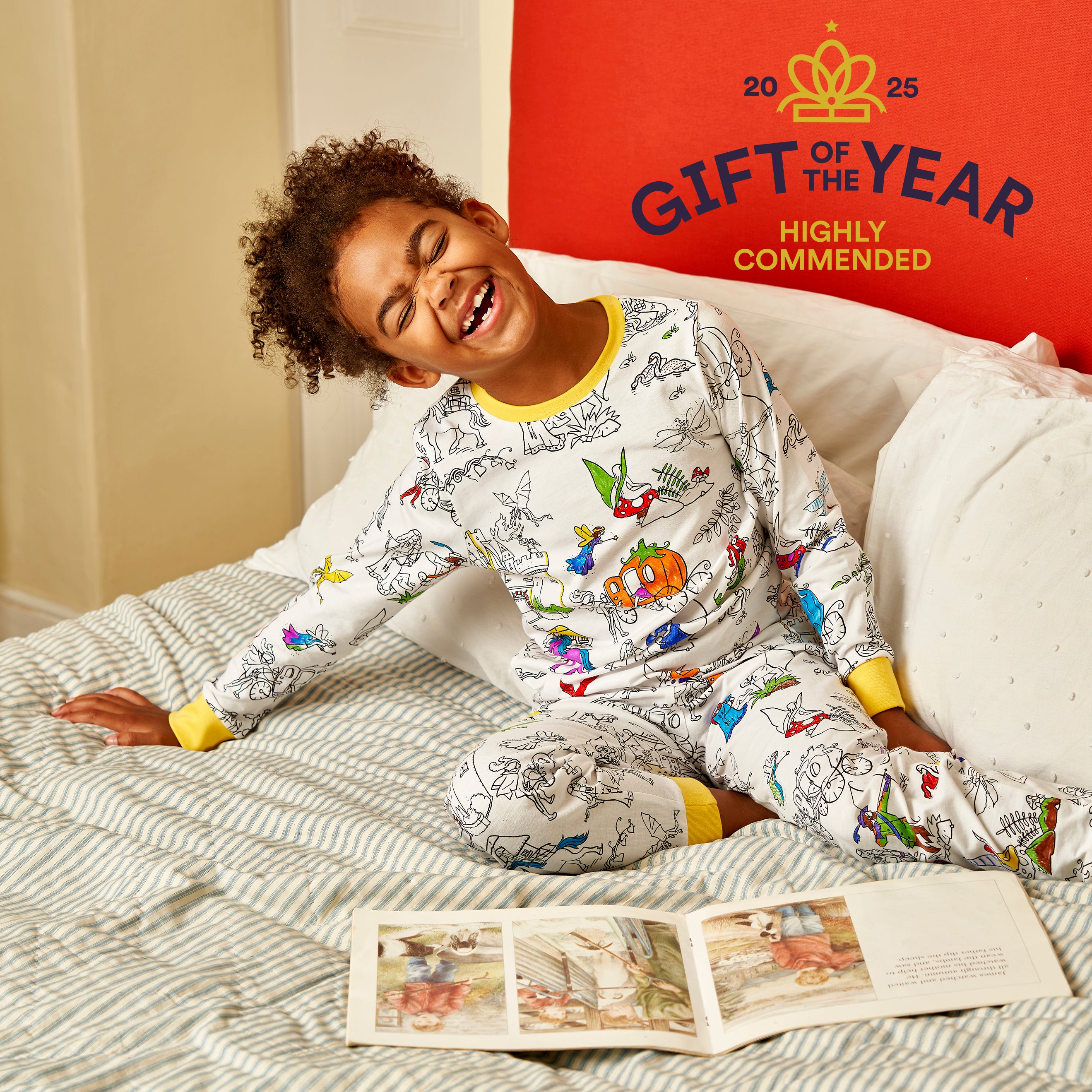 contes de fées et légendes couleur en pyjama