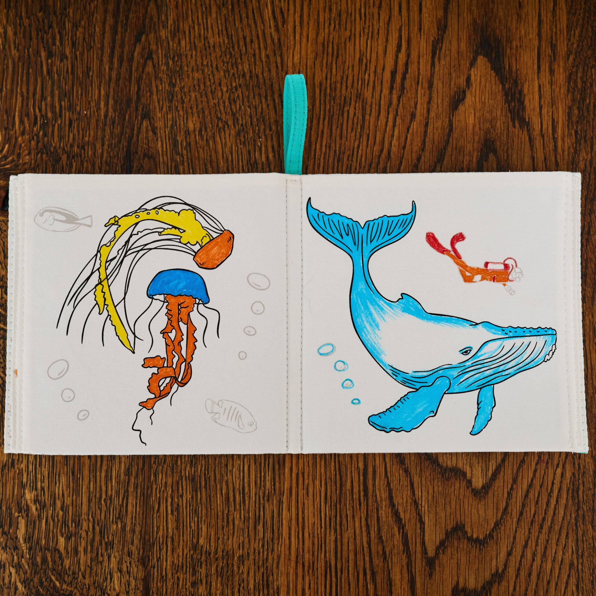 under the sea colour in book