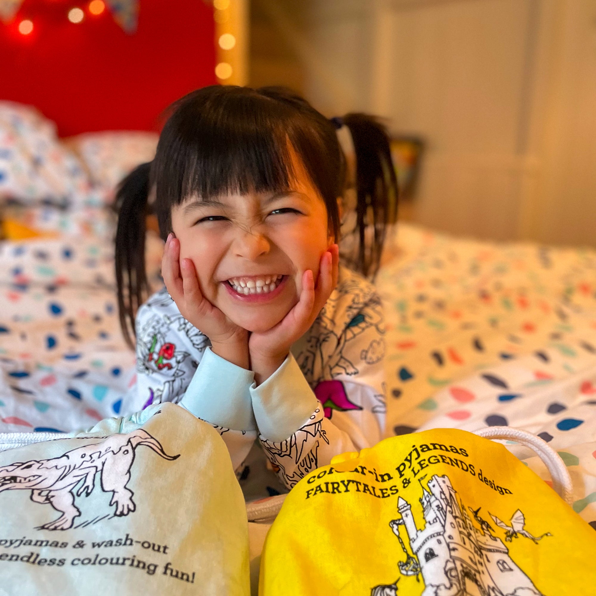 contes de fées et légendes couleur en pyjama