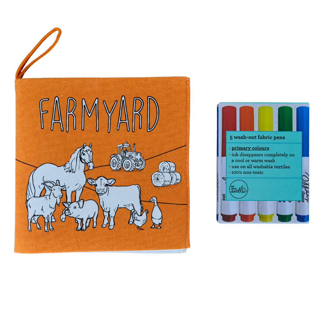 Livre de coloriage sur la ferme