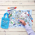 world map Colour-in toys for kids Creative Christmas