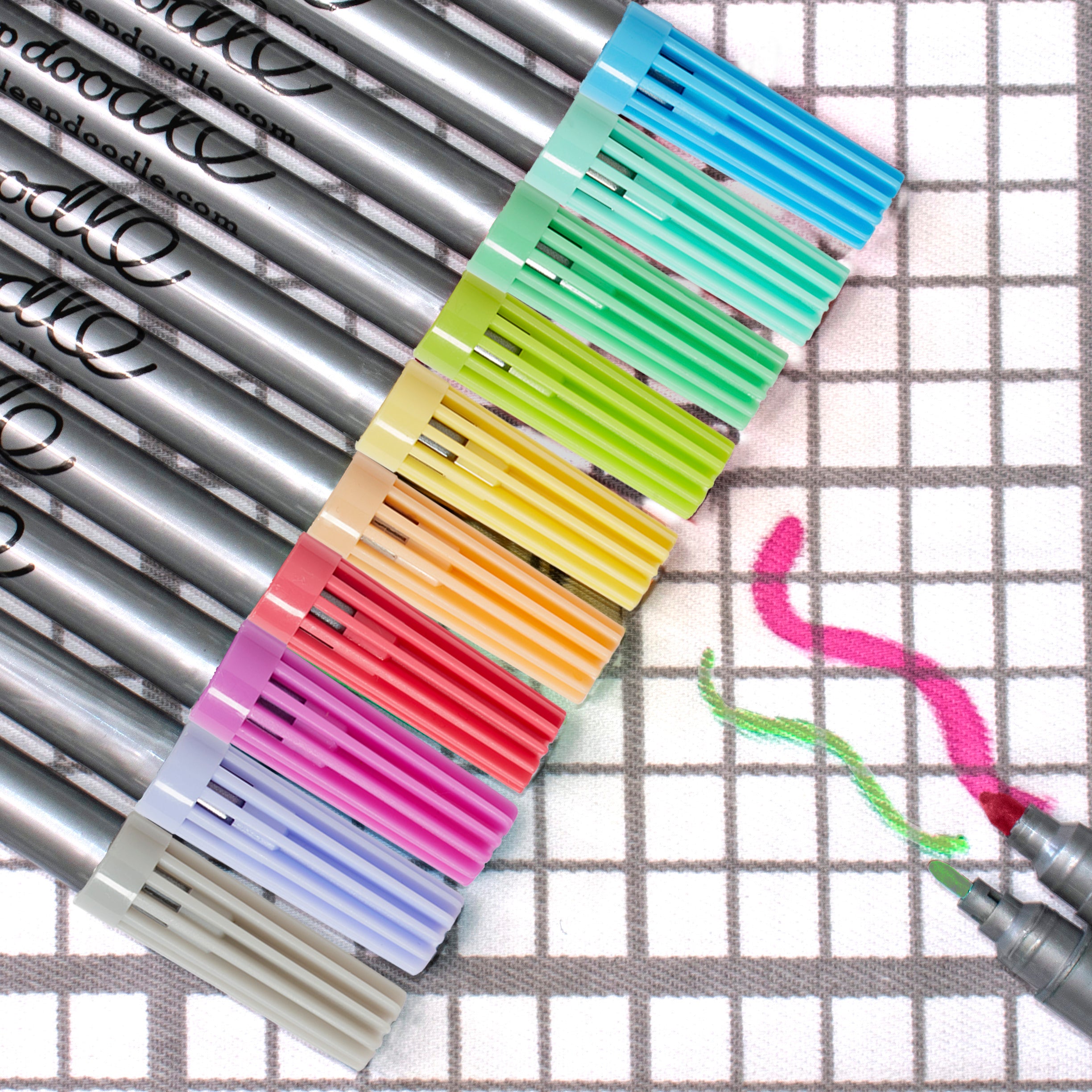 doodle wash-out marker set of 10: pastel edition – eatsleepdoodle (USA)